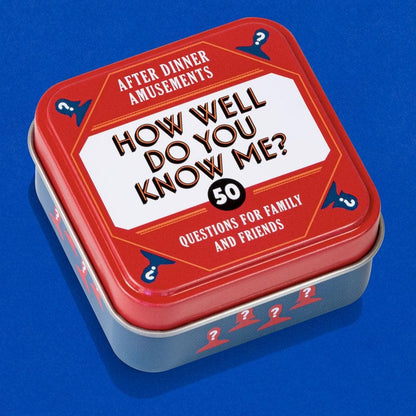 After Dinner Amusements: How Well Do You Know Me?