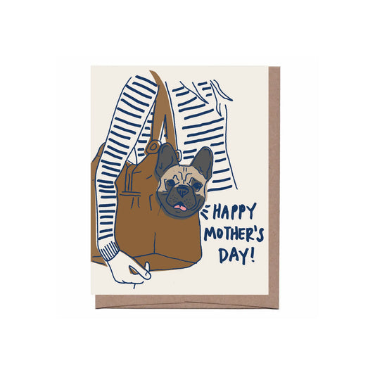 Purse Dog Mother's Day Card