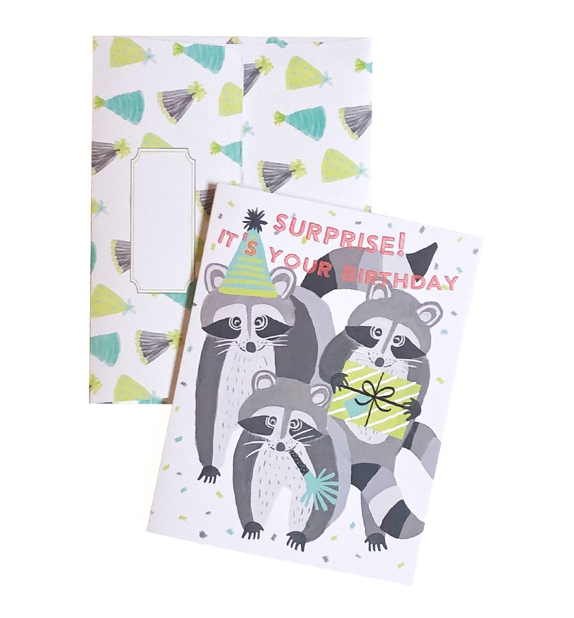 Birthday Raccoons Cards