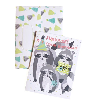 Birthday Raccoons Cards
