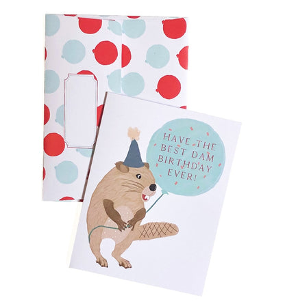 Birthday Beaver Card