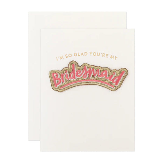 Bridesmaid Patch Card