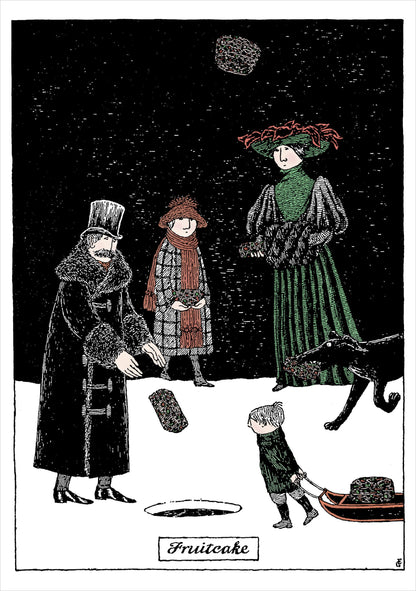 Edward Gorey Fruitcake Holiday Boxed Cards