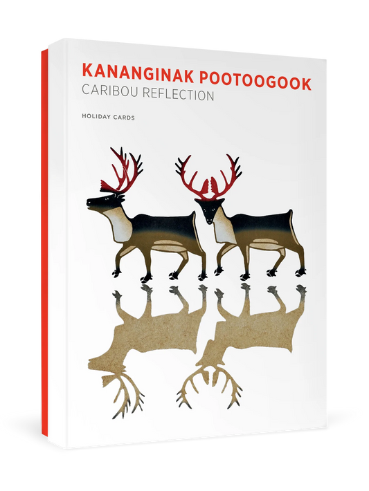 Kananginak Pootoogook Caribou Reflection Holiday Cards