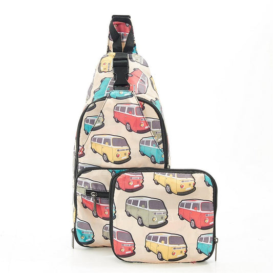 Cross Body Bag Beige Camper Vans