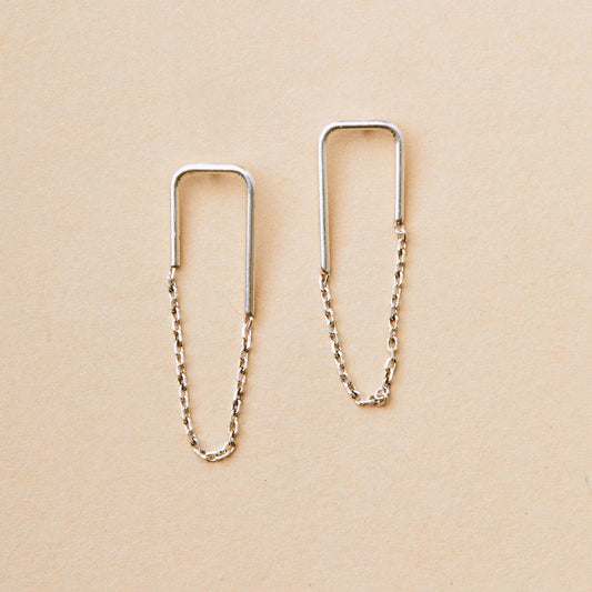 Refined Earring Collection - Filament Stud Sterling Silver