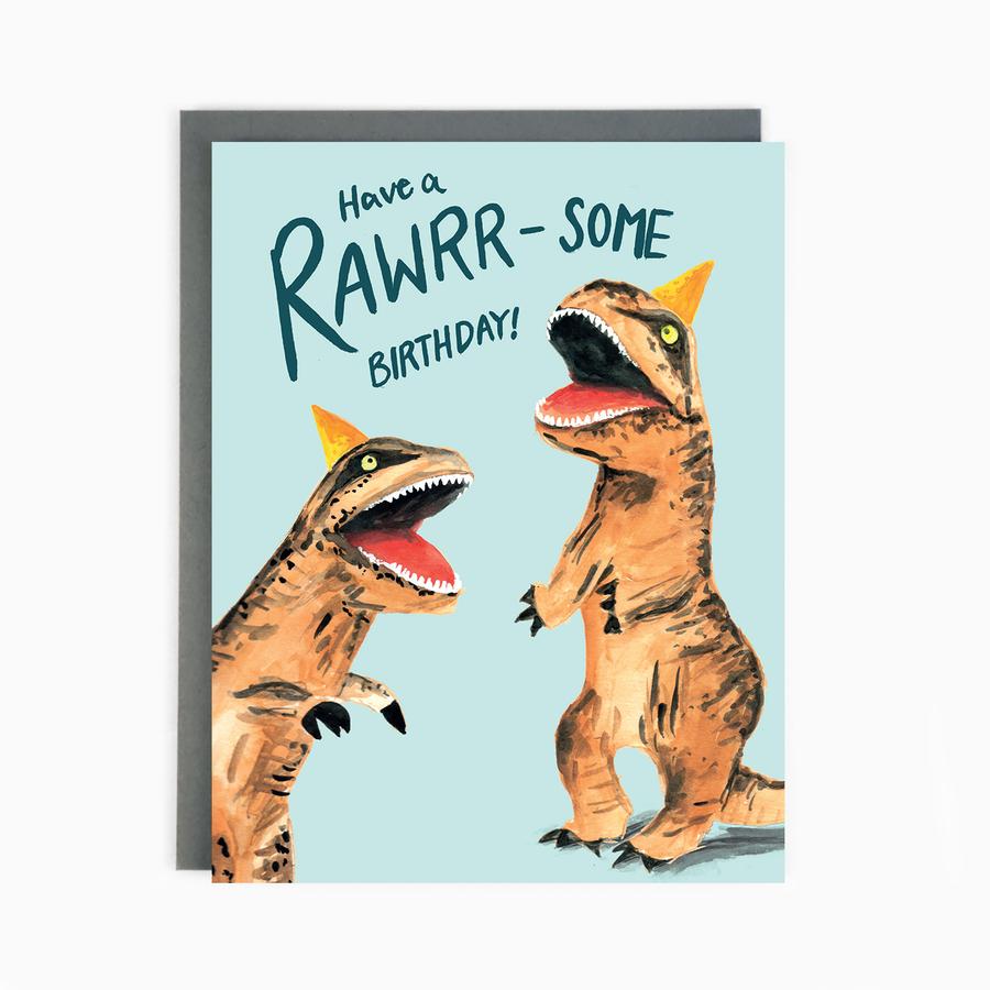 Birthday Dinosaurs Card