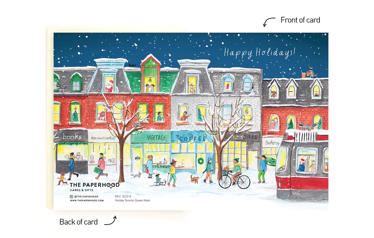 Toronto Queen Street Holiday Card