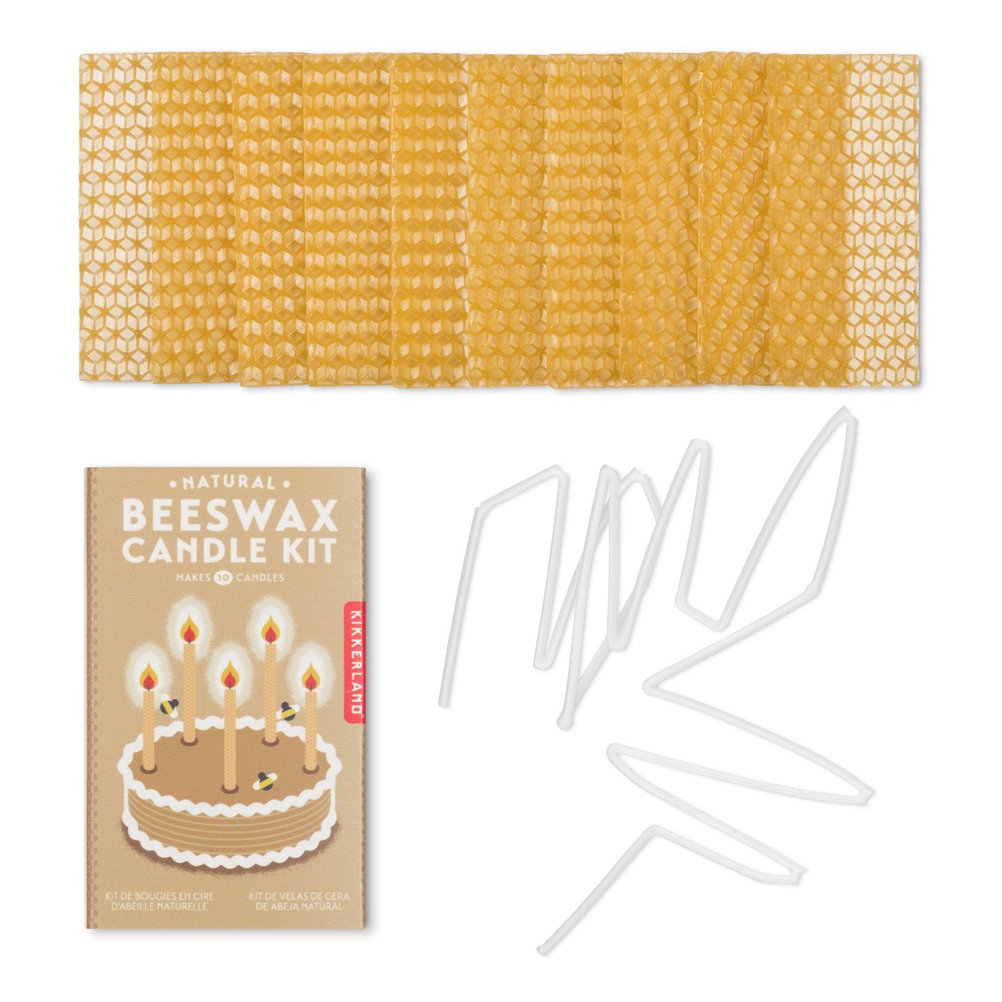 Natural Beeswax Candle Kit