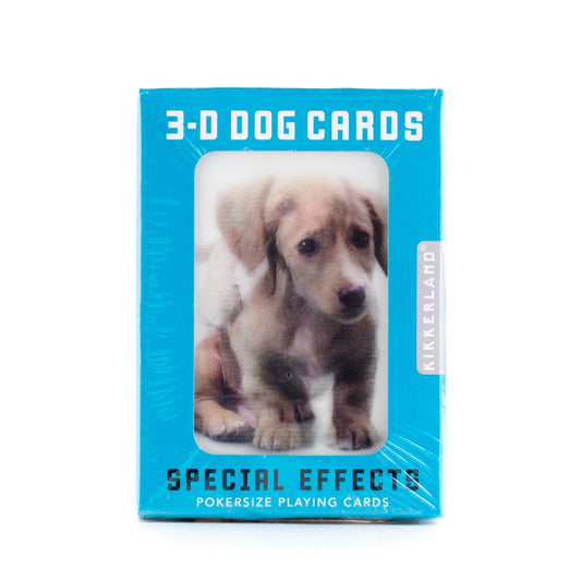 Dogs 3D Playing Card