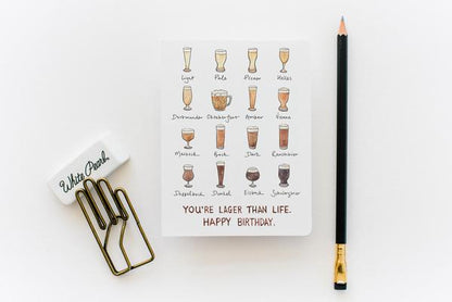 Lager Birthday Card