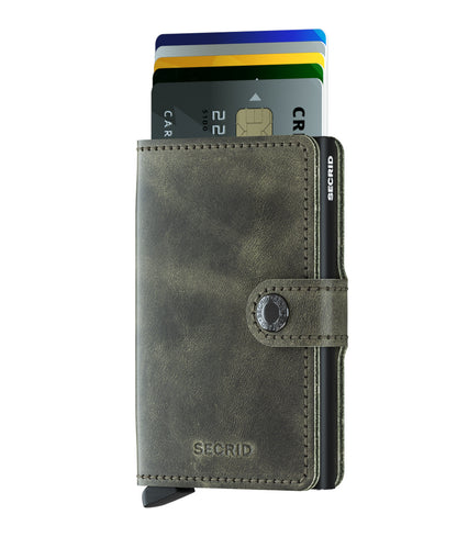 Miniwallet Vintage Olive-Black