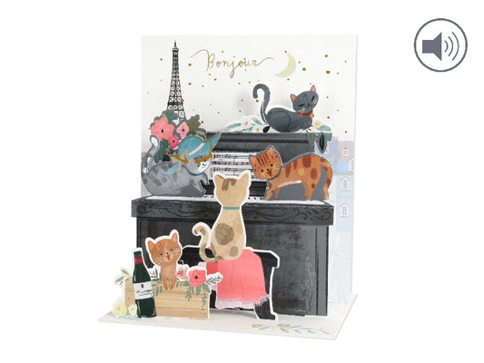 Sight 'n Sound Paris Cats Card