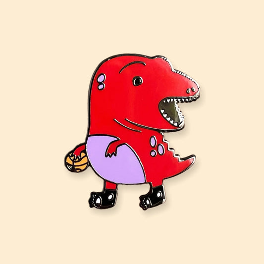 @36 Clumsy Raptor Enamel Pin