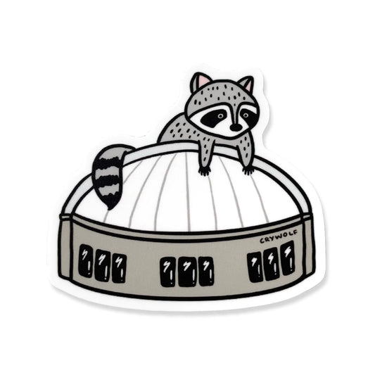 S9 Raccoon City Sticker Dome Raccoon