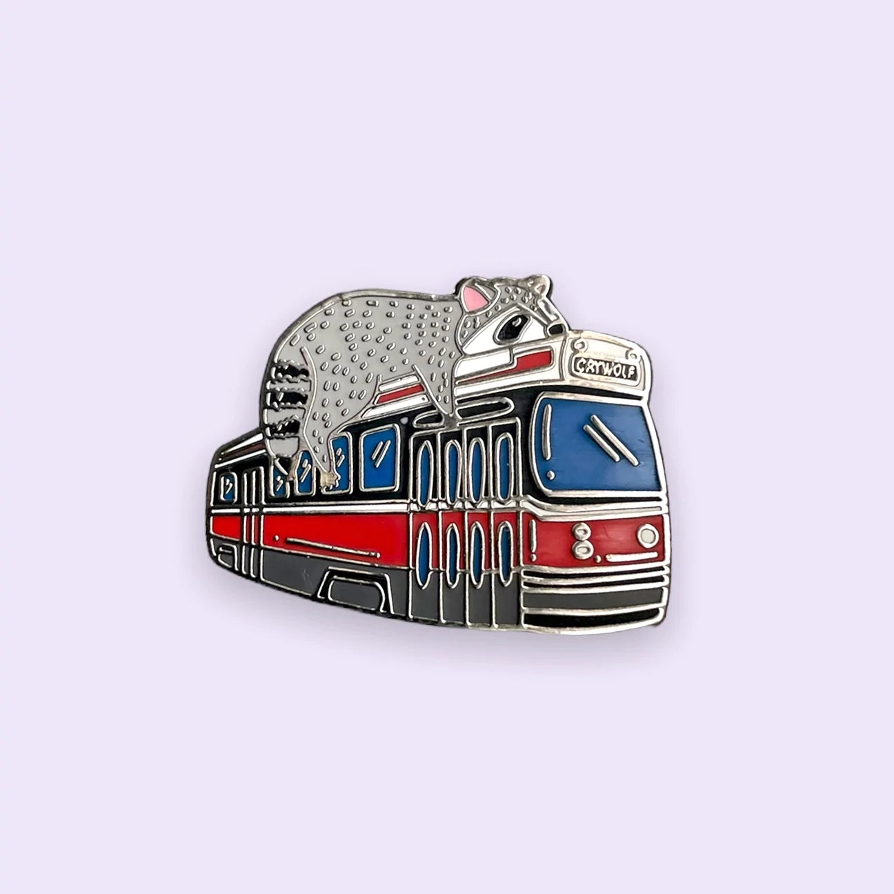 @16 Streetcar Raccoon Enamel Pin