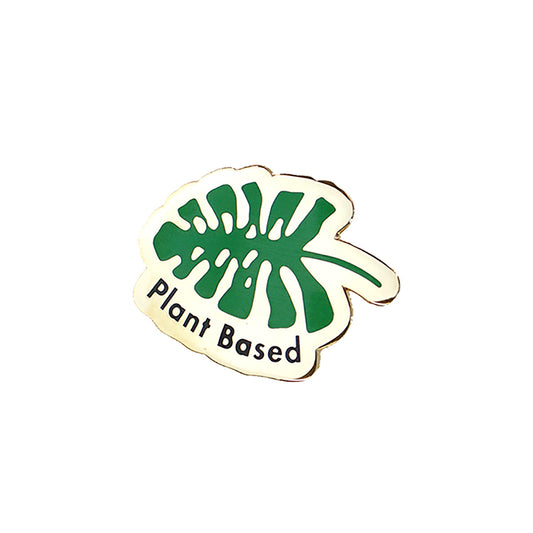 @128 Enamel Pin Plant Based