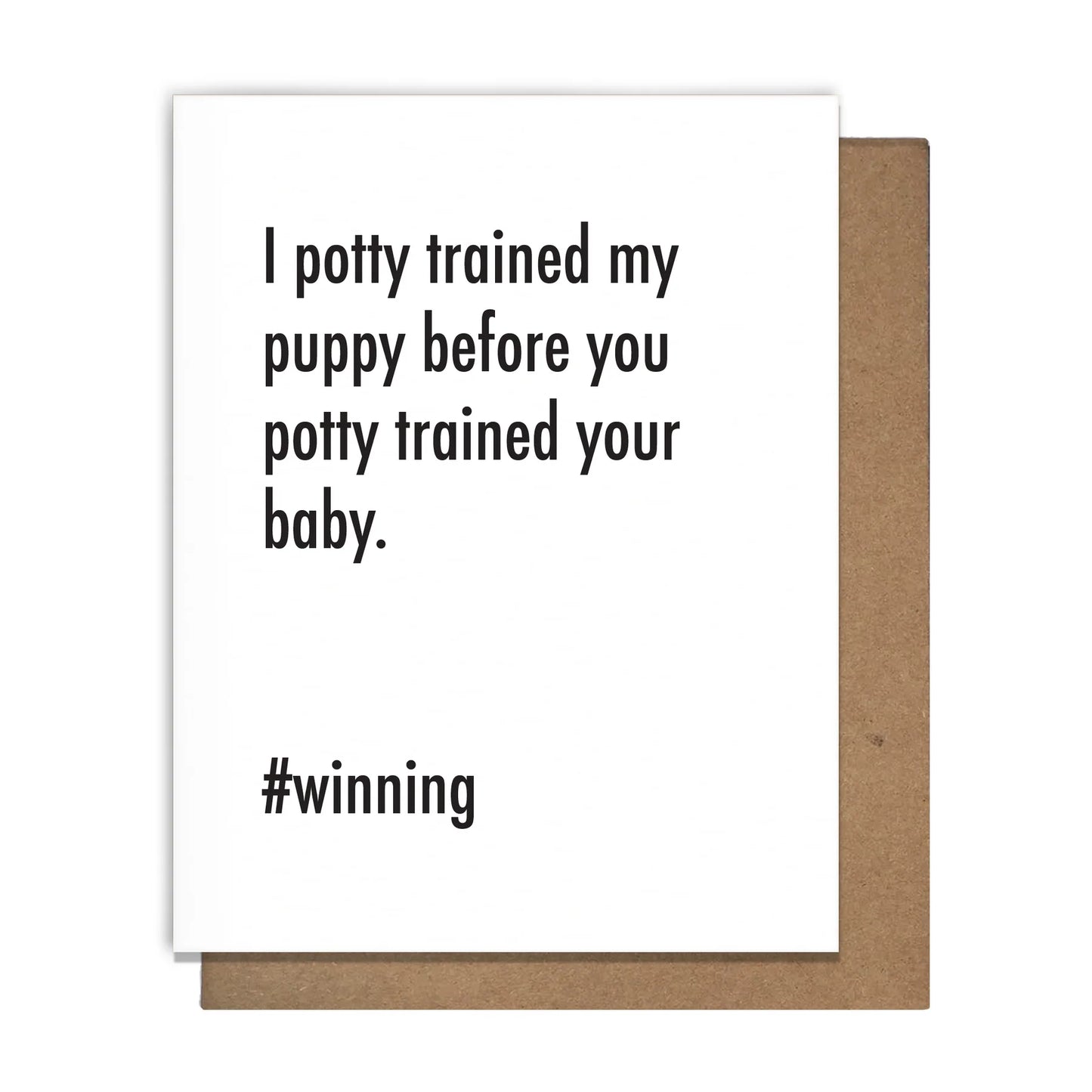 Potty Train Card