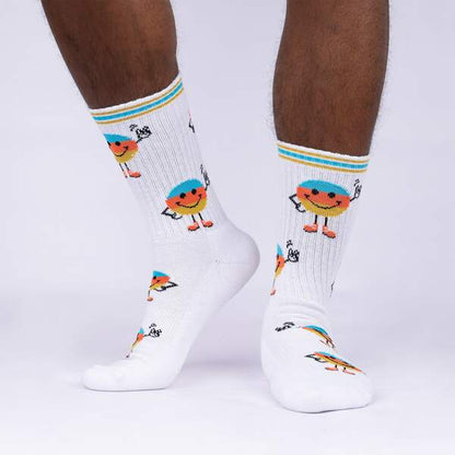 Athletic Ribbed Crew M/L This is My Happy Face Socks