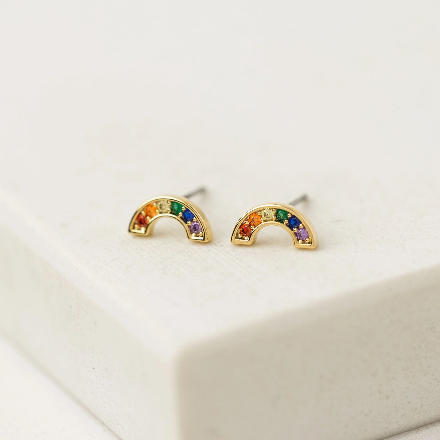 Riot Stud Earrings Gold