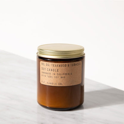 Teakwood & Tobacco 7.2oz Soy Candle