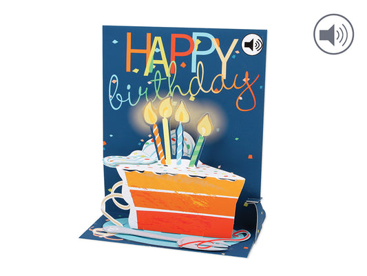 Sight 'n Sound Big Slice of Cake Card