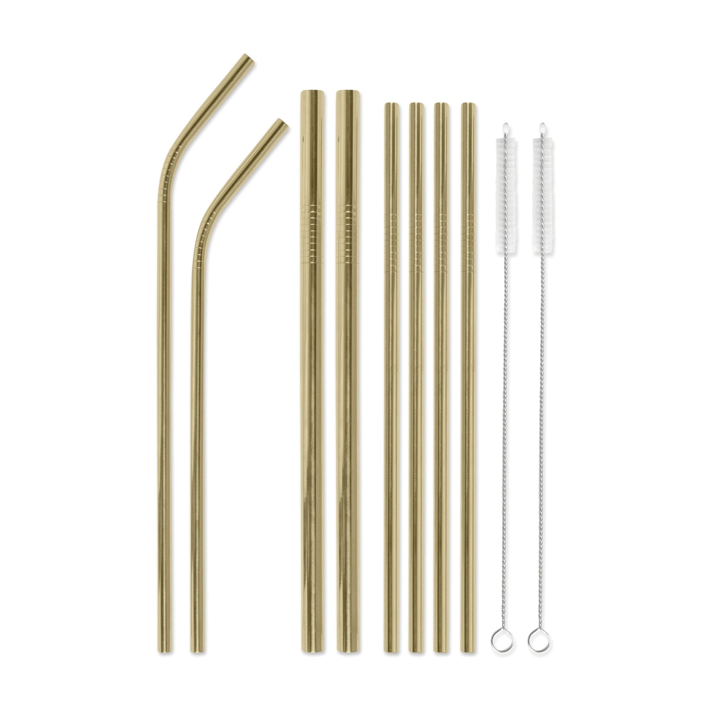 Ochre " Wish Upon A Straw" Stainless Steel Straw Set