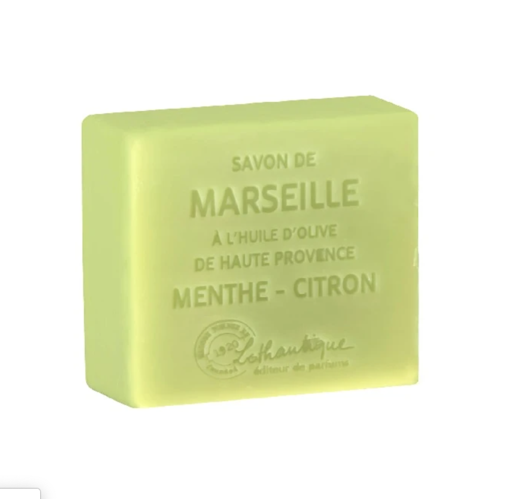 Savon Marseille Menthe-Citron (Mint-Lemon)