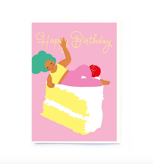 Slice Of Cake Card