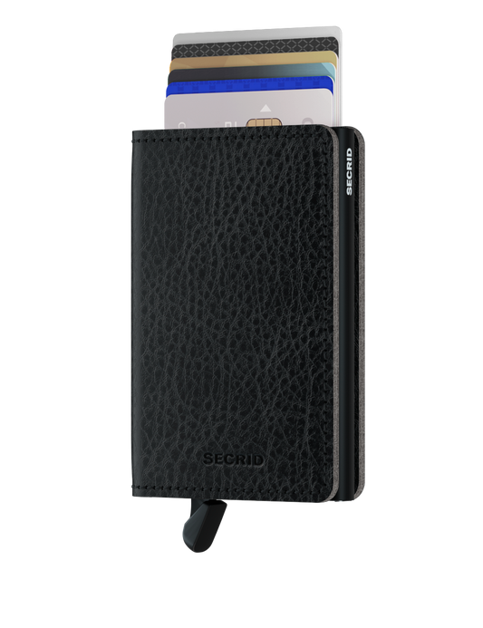 Slimwallet Veg Black-Black