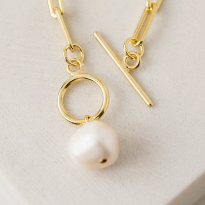 Thalassa Pearl Necklace Gold
