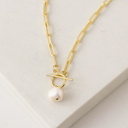 Thalassa Pearl Necklace Gold