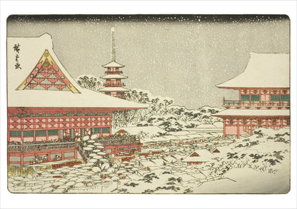 Hiroshige Scenes Of Winter Assortment Holiday Cards