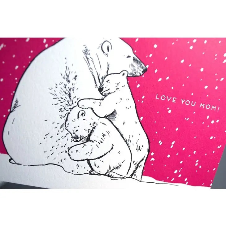 Mom Polar Bears Card