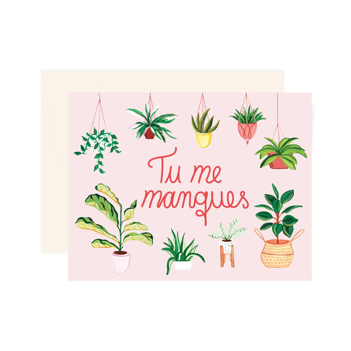 Tu Me Manques Card