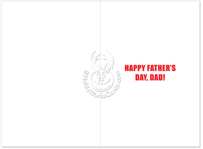 Amazing Dad Rocket Father's Day Card