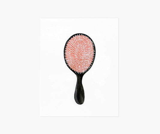 Hairbrush Print 8x10