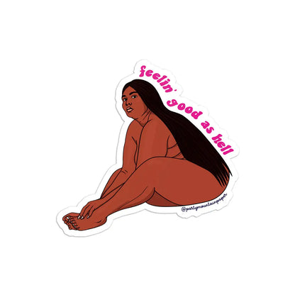 S55 Good As Hell Lizzo Sticker