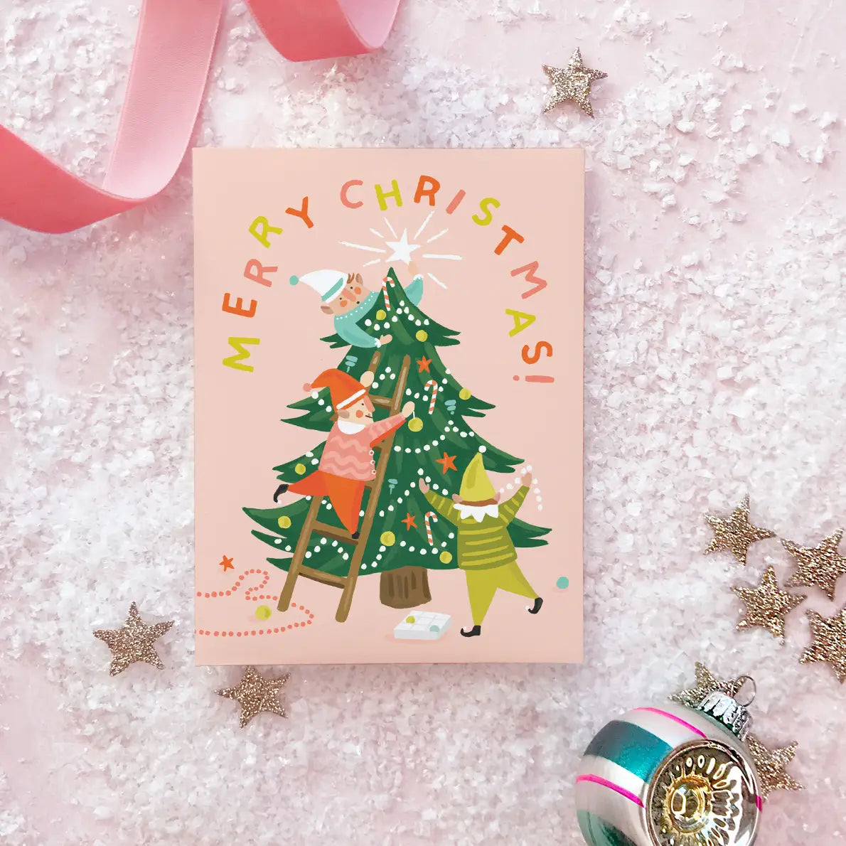 Elf Tree Card