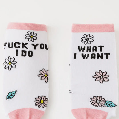 Fuck You, I Do What I Want Sweary Socks