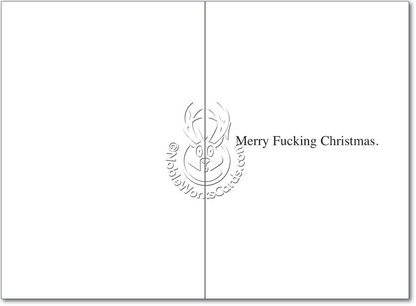 Another Fucking Fruitcake Christmas Card