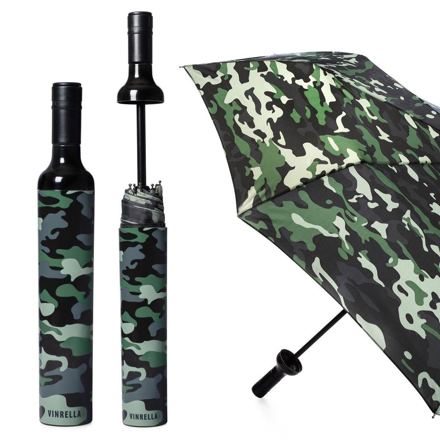 Wine Bottle Umbrella - Camo