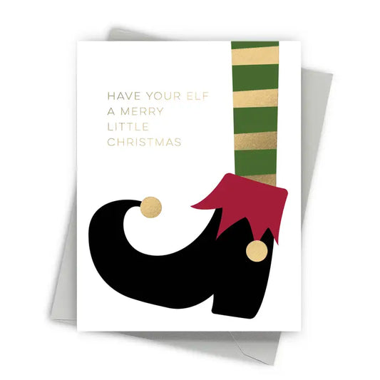 Merry Elf Christmas Greeting Cards