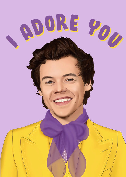 I Adore You Card