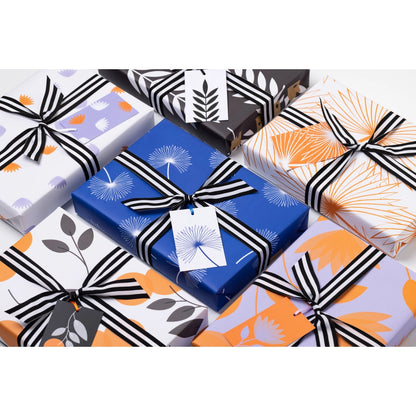 Orange Palms Wrapping Paper