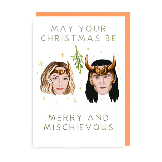 Loki and Sylvie Christmas Card