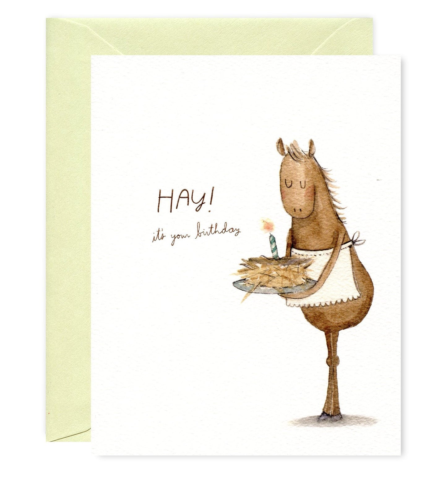 Hay Cake Card