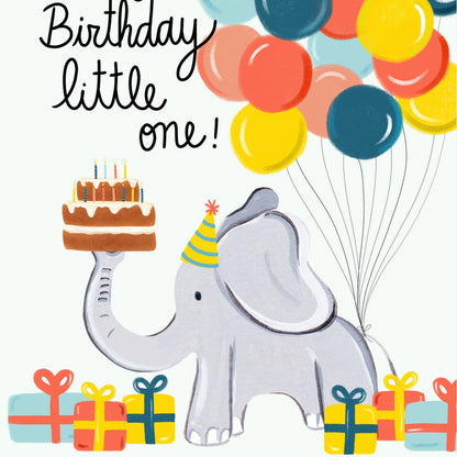 Happy Birthday Little One Card