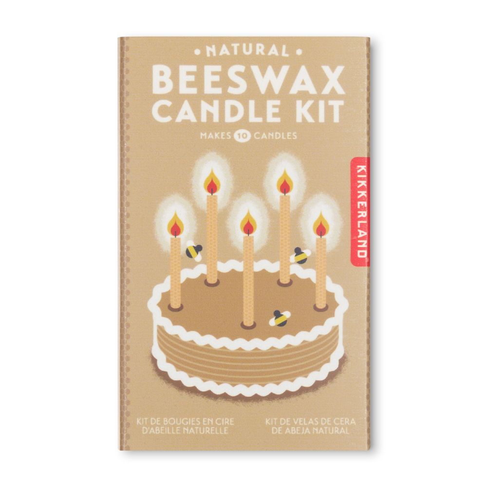 Natural Beeswax Candle Kit