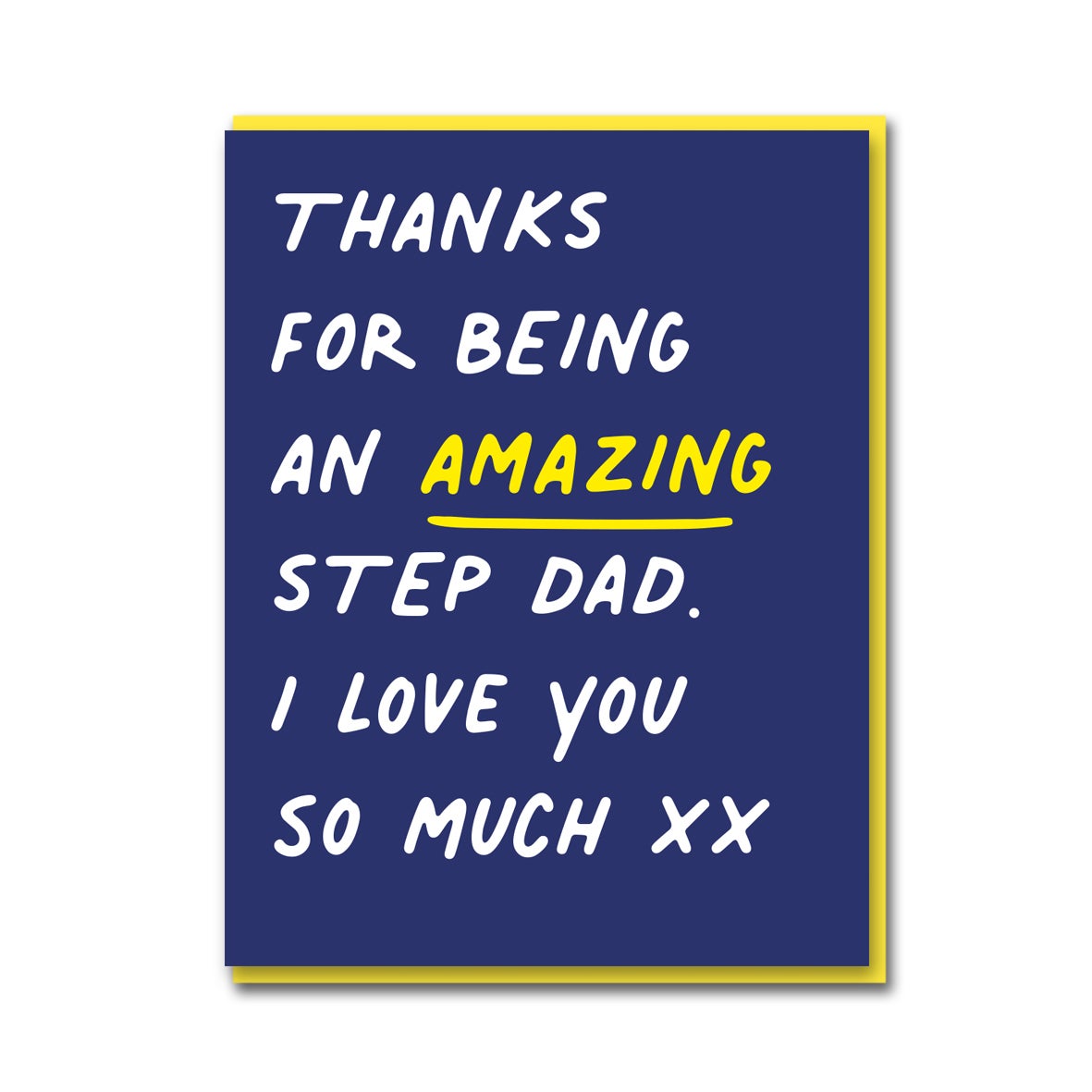 Amazing Step Dad Card